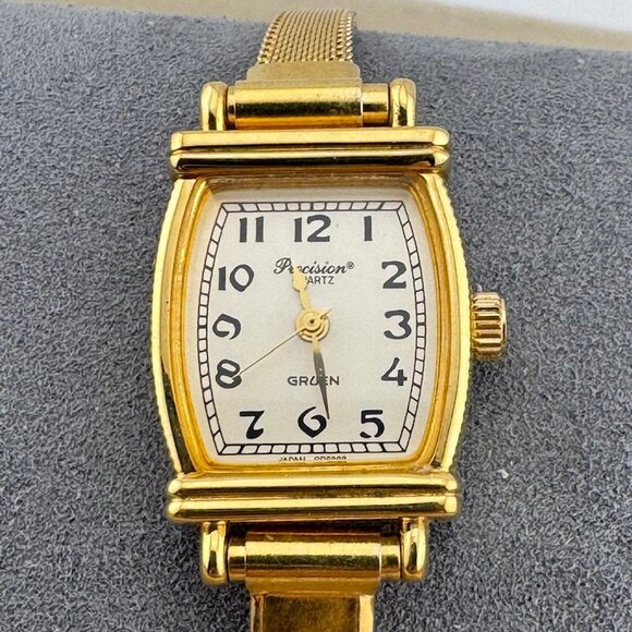 1990's reissue of the1940's Gruen Precision Quartz Watch - Picture 1 of 7